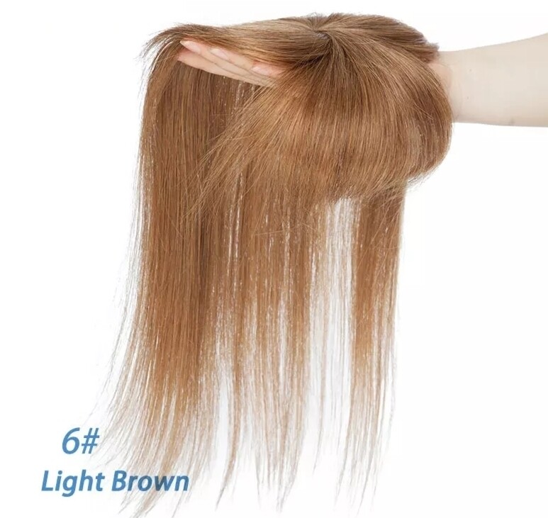 HUMAN HAIR TOPPER Fringe | PU Base 8.5x8.5cm