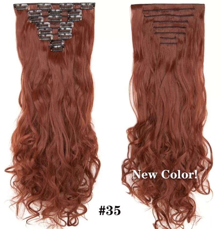 CLIP IN EXTENSION SYNTHETIC HAIR