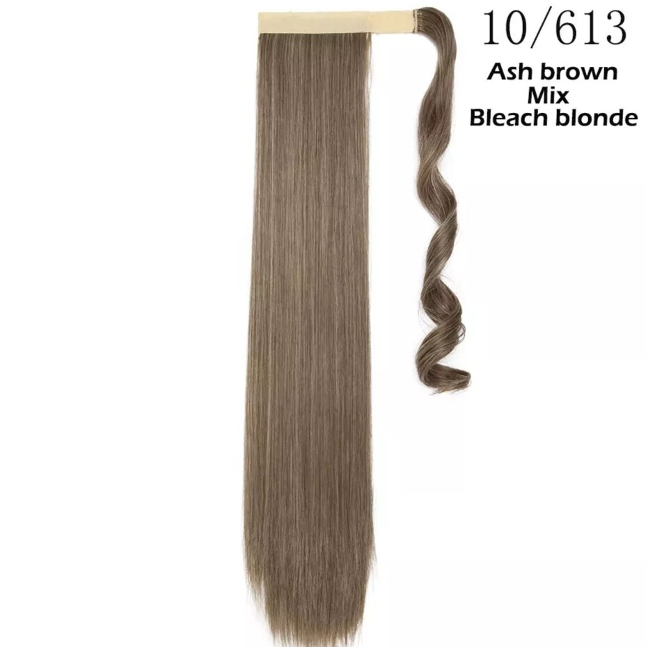 CLIP ON PONYTAIL EXTENSION STRAIGHT SYNTHETIC HAIR 24&quot;