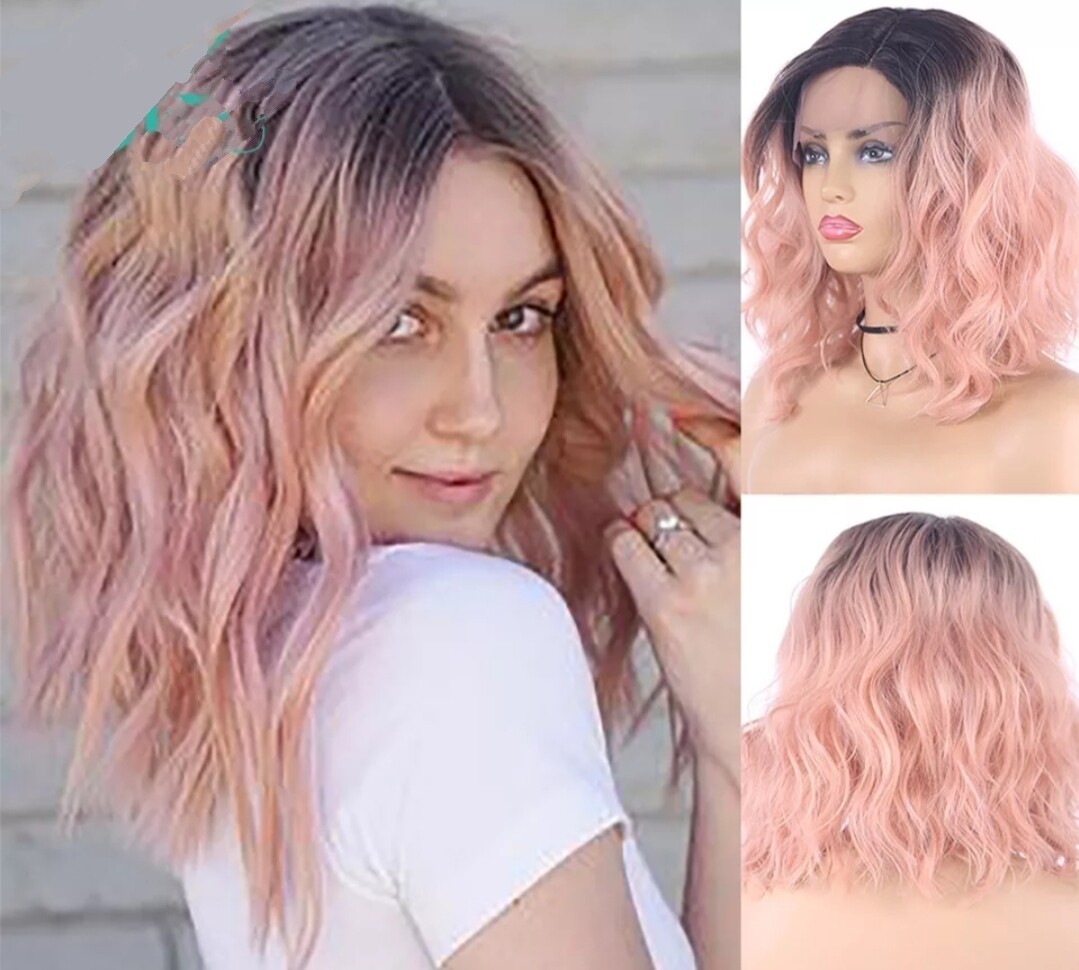 Dom - Wig - Ombre Pink