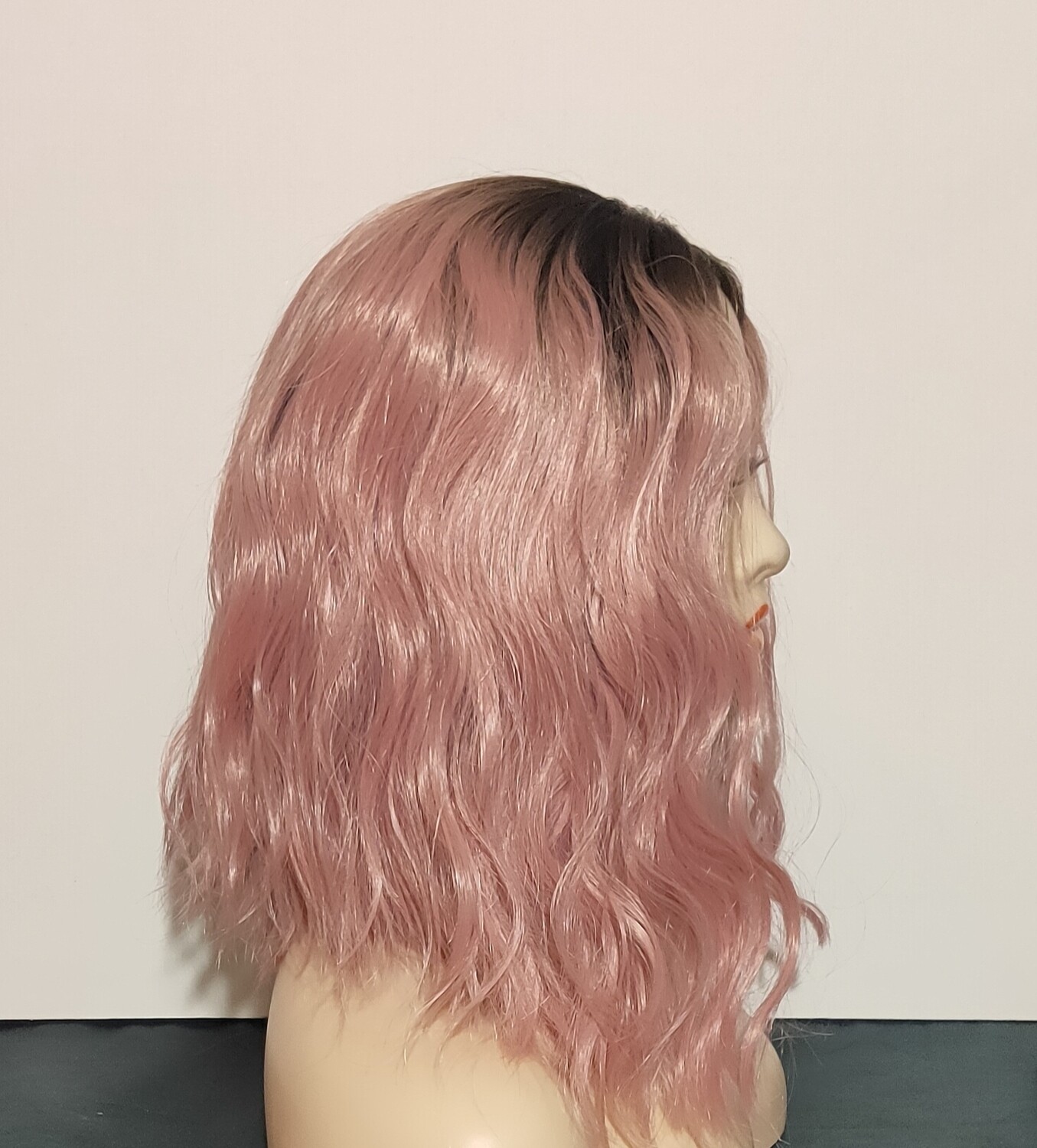Dom Wig | Dusty Pink Ombre Lace Front 