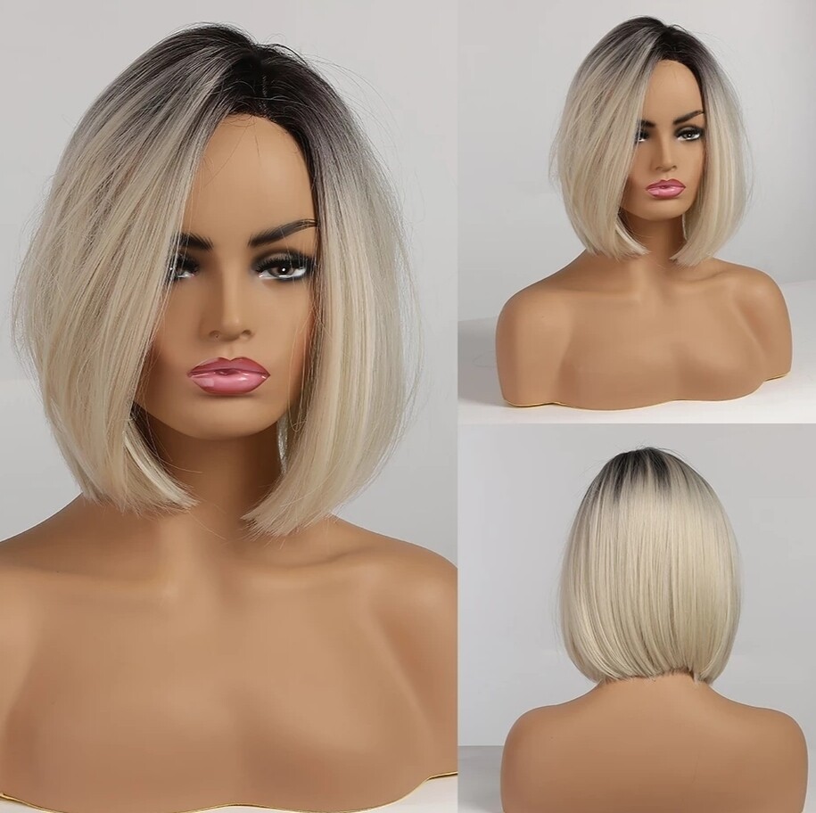 Beck Wig | Light Blonde Ombre Side Part