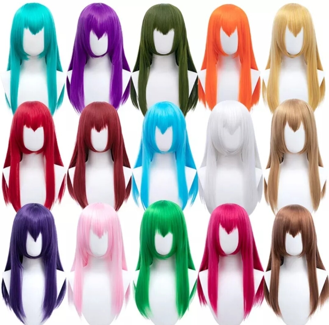 Anime Wigs | Long With Fringe