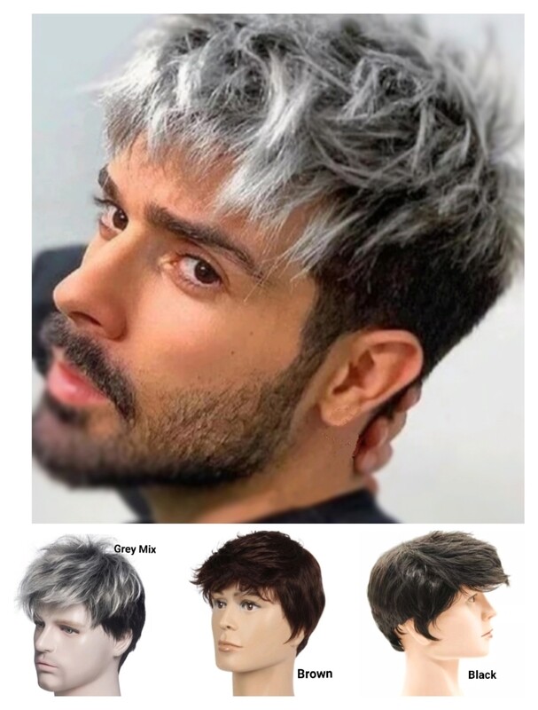John Wigs | Men&#39;s Human Hair Blend