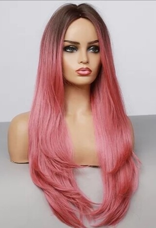 Cosplay - Wig - Lush Pink Ombre