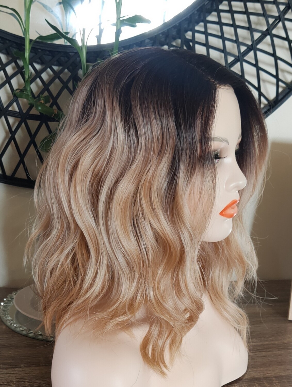 Brittany Wig | Blonde Mix Side Part Lace Front