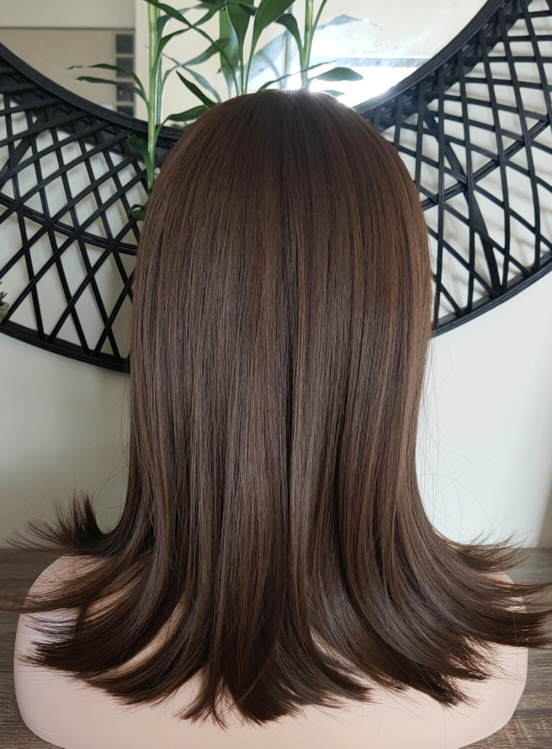 Shellie Wig | Coffee Brown with Highlights 