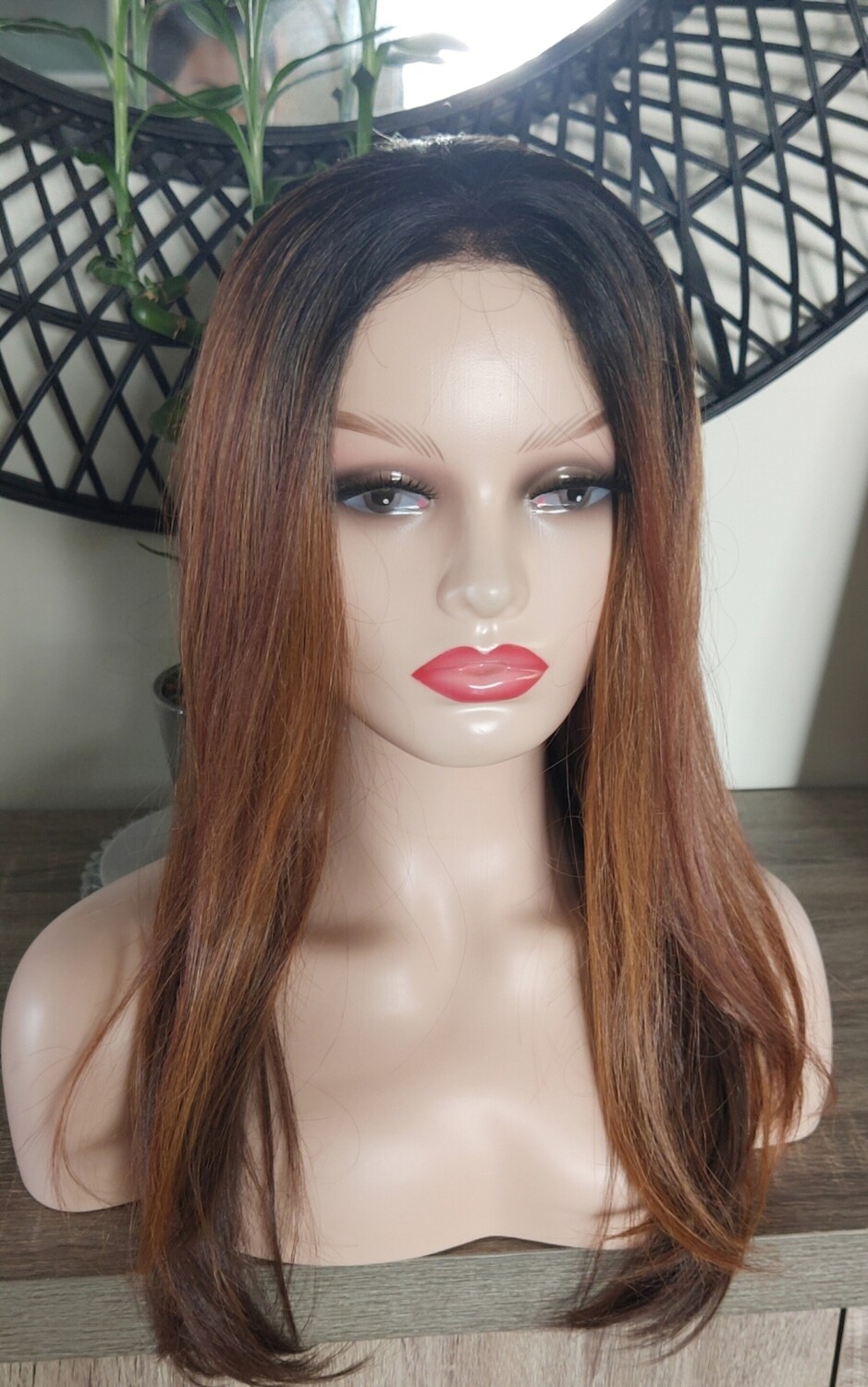 Brooke Wig | Copper Ombre Free Part Lace Front