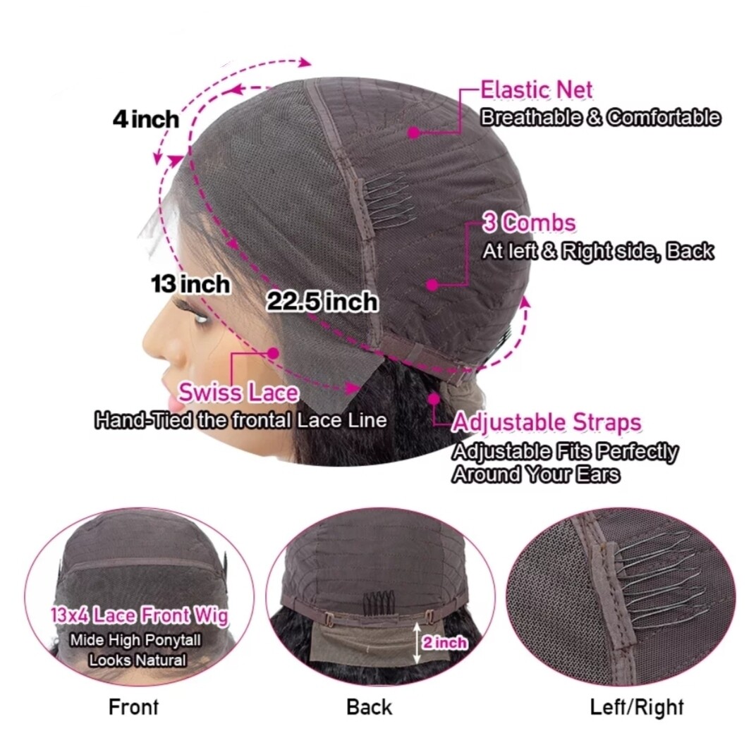 Zarla Wig | Kinky Human Hair Lace Front 