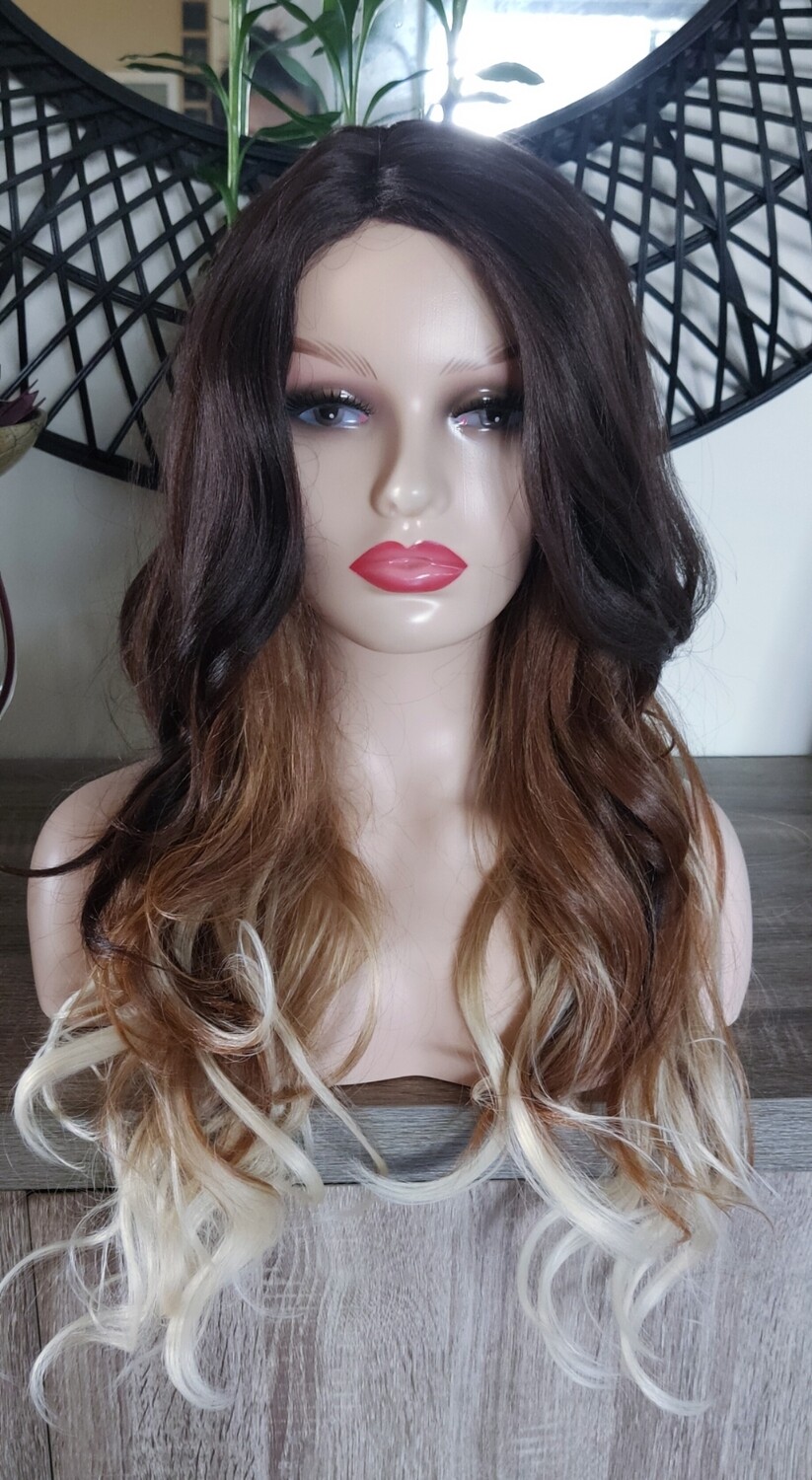Coco - Wig - Balayage Brown to Blonde Lace Part