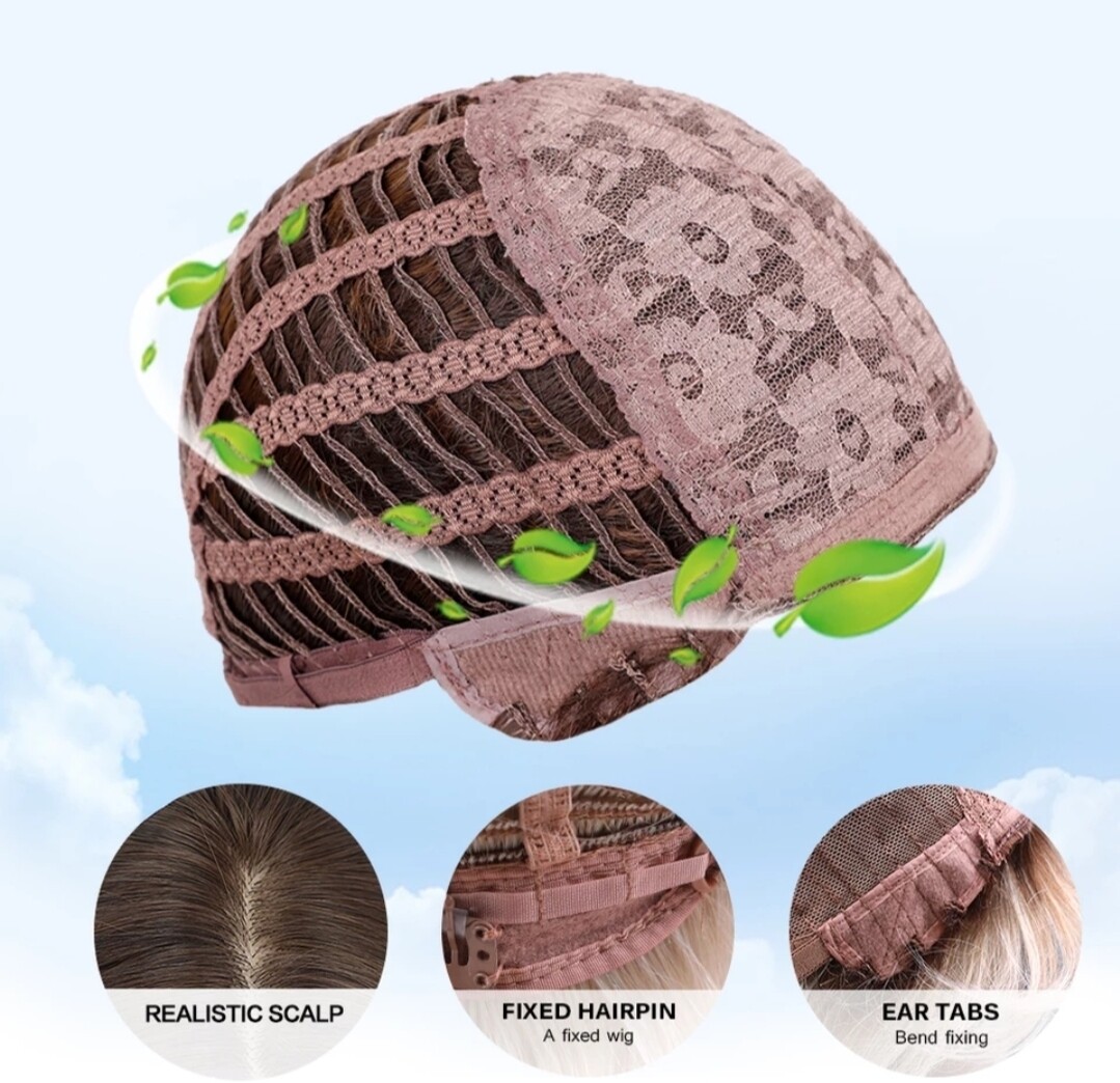 Shania Wig | Medium Brown Layered with Light Brown Highlights