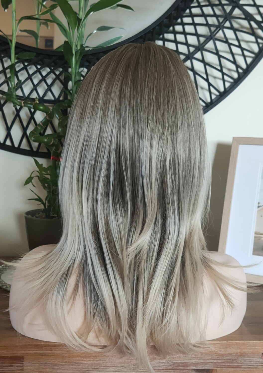 Gina Wig | Grey Blonde Balayage Layered