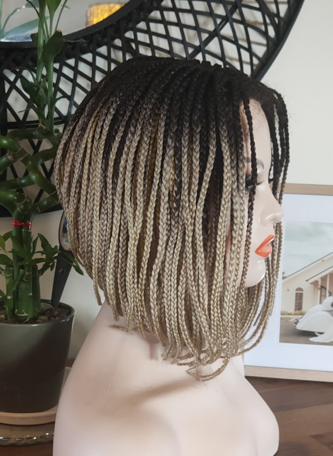 Emity Wig | Box Braid Bobs Lace Front