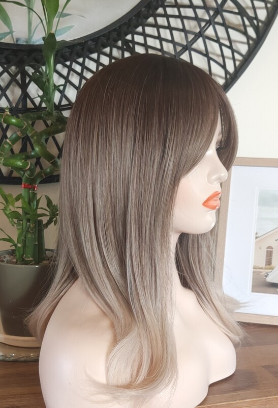 Shirlie Wig | Ash Blonde Layered Balayage