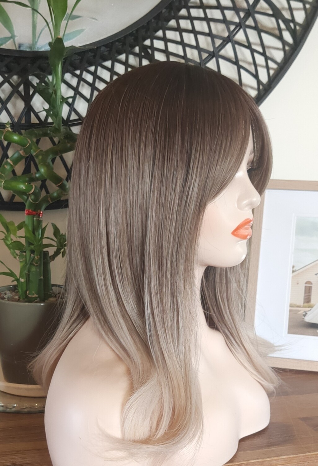 Shirlie Wig | Ash Blonde Layered Balayage