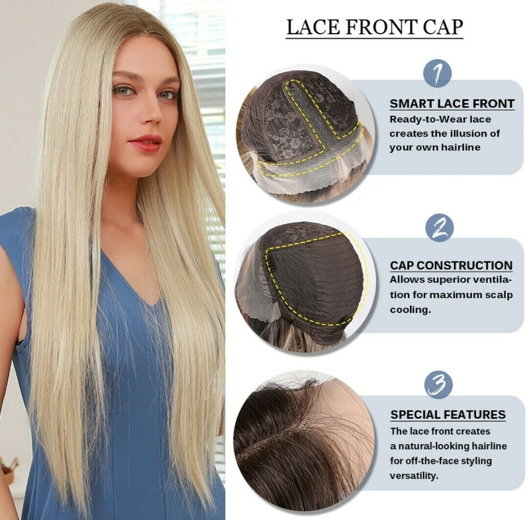 Elise Wig | Pearl Blonde Ombre Lace Front