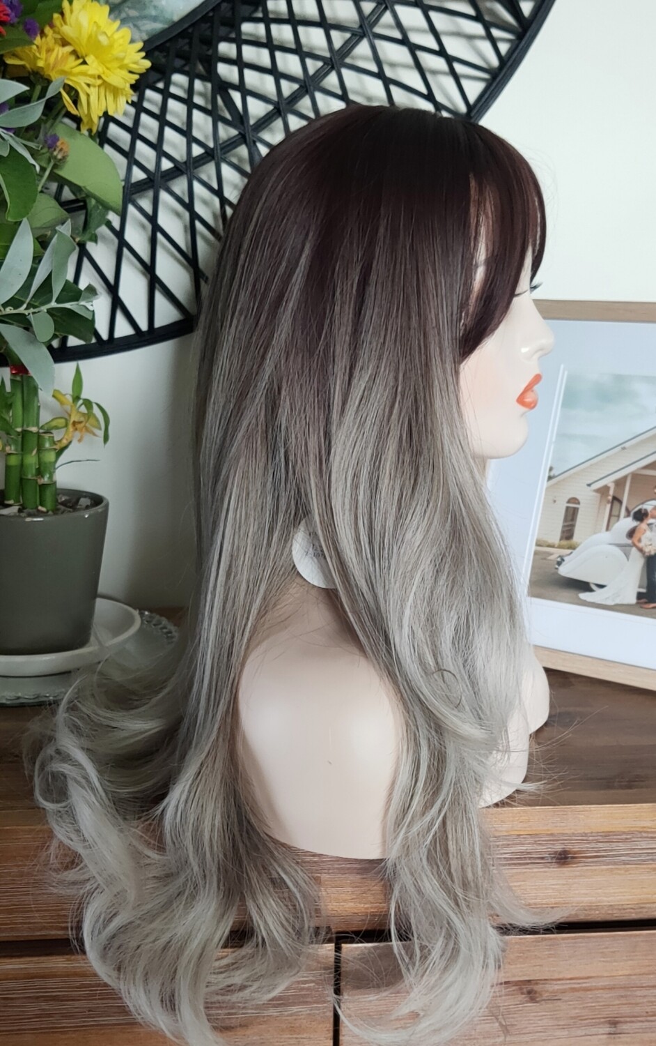 Abby Wig | Ash Brown to Grey Balayage