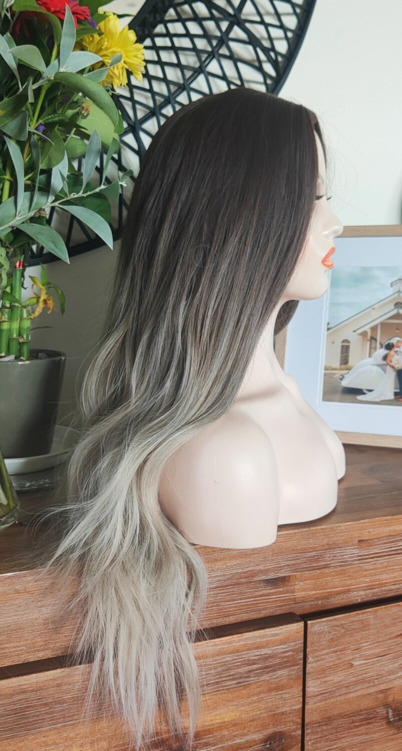 Kadashian Wig | Ash Brown Balayage