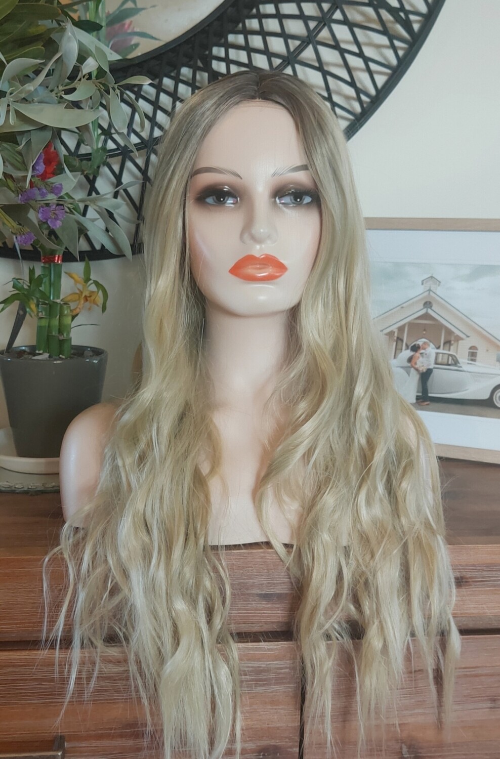 Sandy Blonde Ombre Water Wave