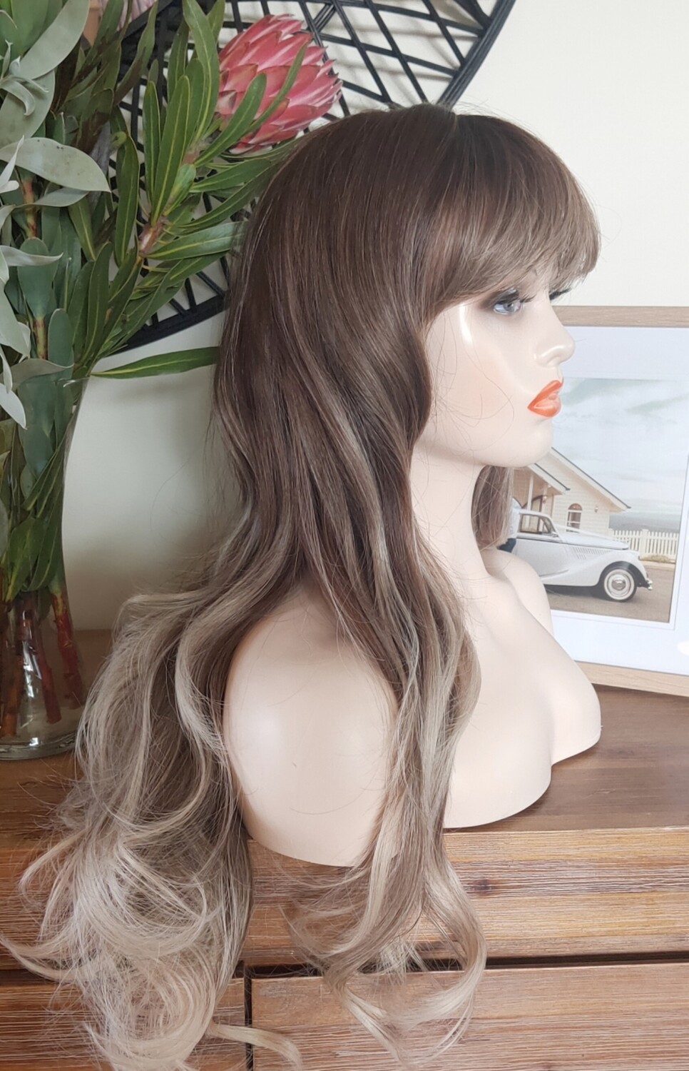 Kyera Wig | Brown to Blonde Balayage