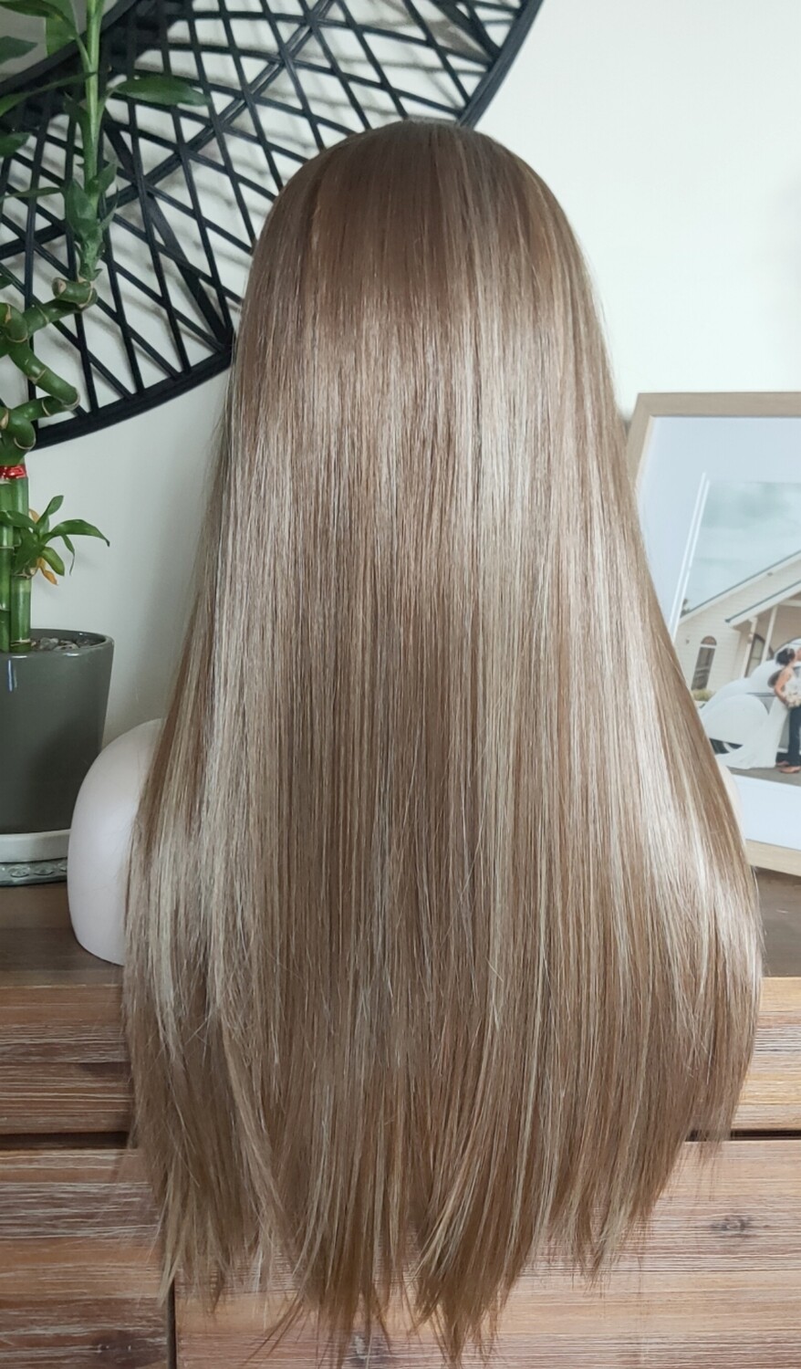 Snow Wig | Streaky Light Brown Lace Front