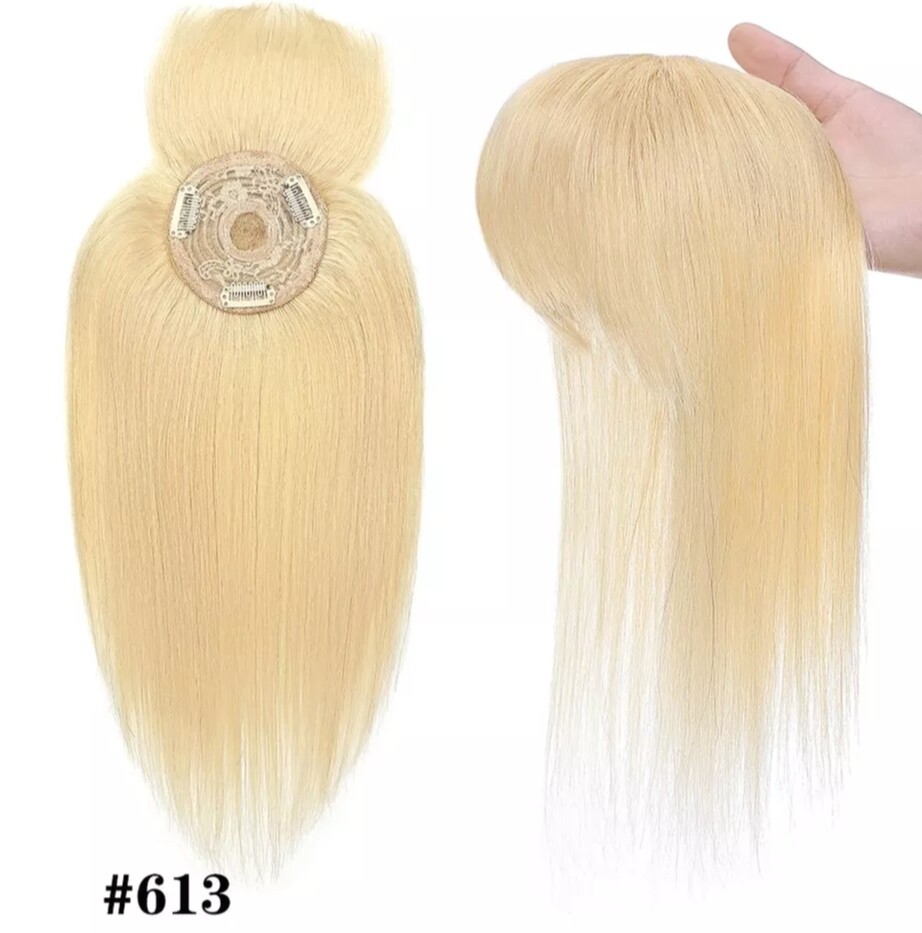 HUMAN HAIR TOPPER Fringe | PU Base 8.5x8.5cm