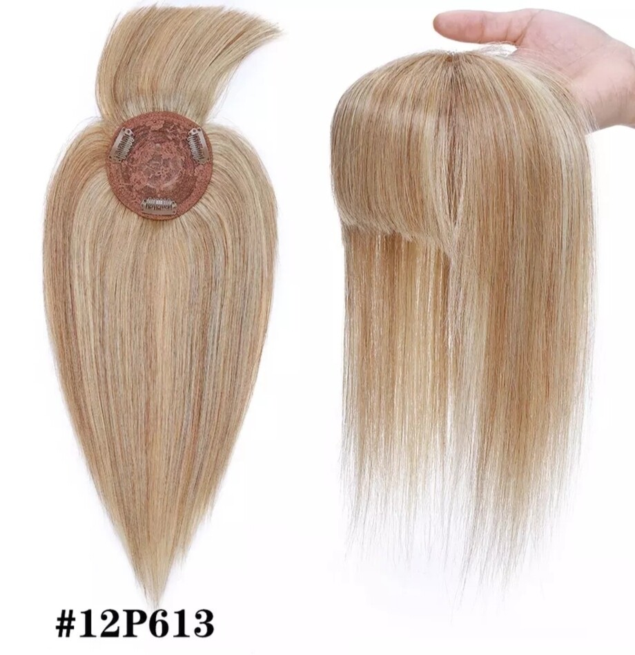HUMAN HAIR TOPPER Fringe | PU Base 8.5x8.5cm