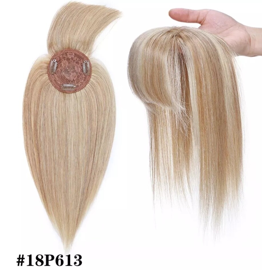 HUMAN HAIR TOPPER Fringe | PU Base 8.5x8.5cm
