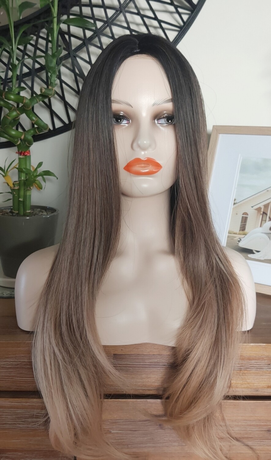Cheryl Wig | Black to Brown Balayage