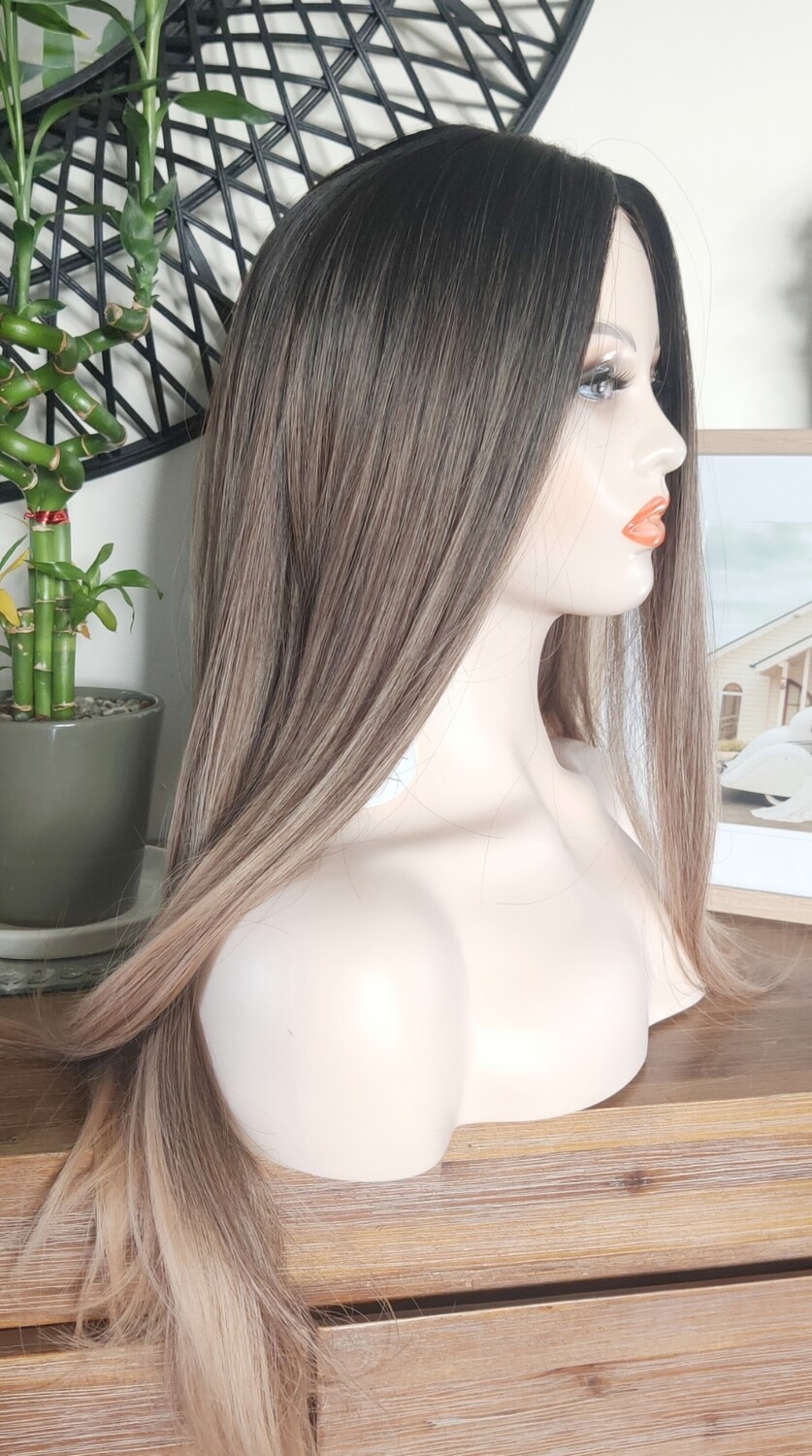Cheryl Wig | Black to Brown Balayage