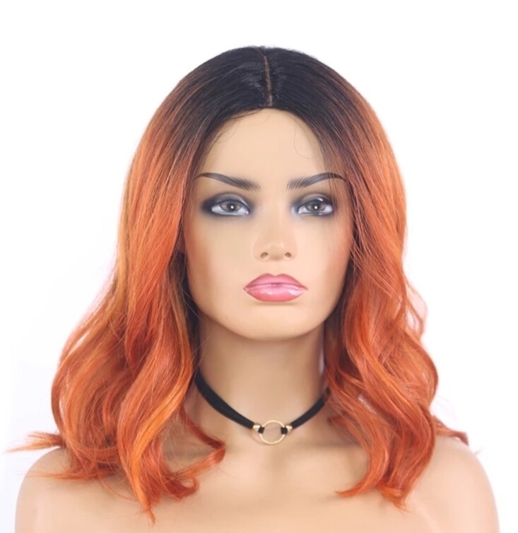 Kehlani Wig | Ginger Orange Ombre Lace Part