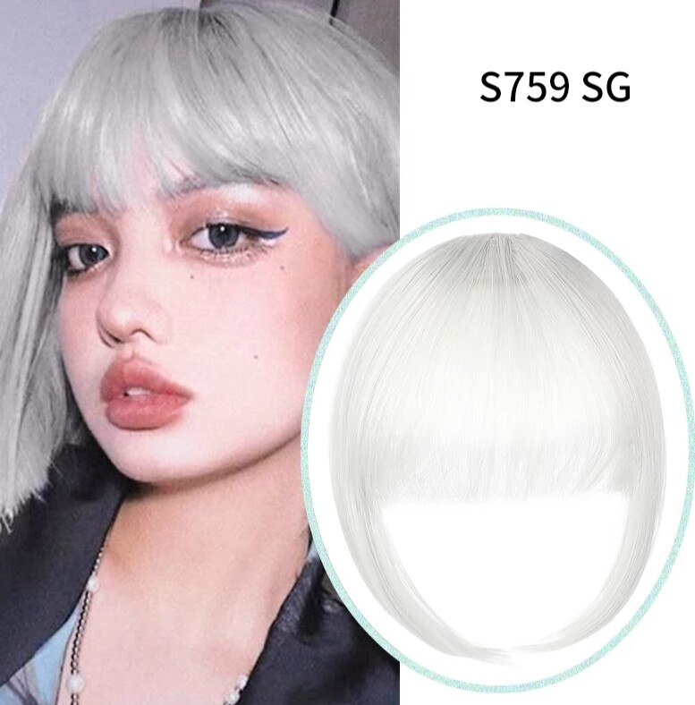 CLIP IN FRINGE EXTENSION SYNTHETIC HAIR 