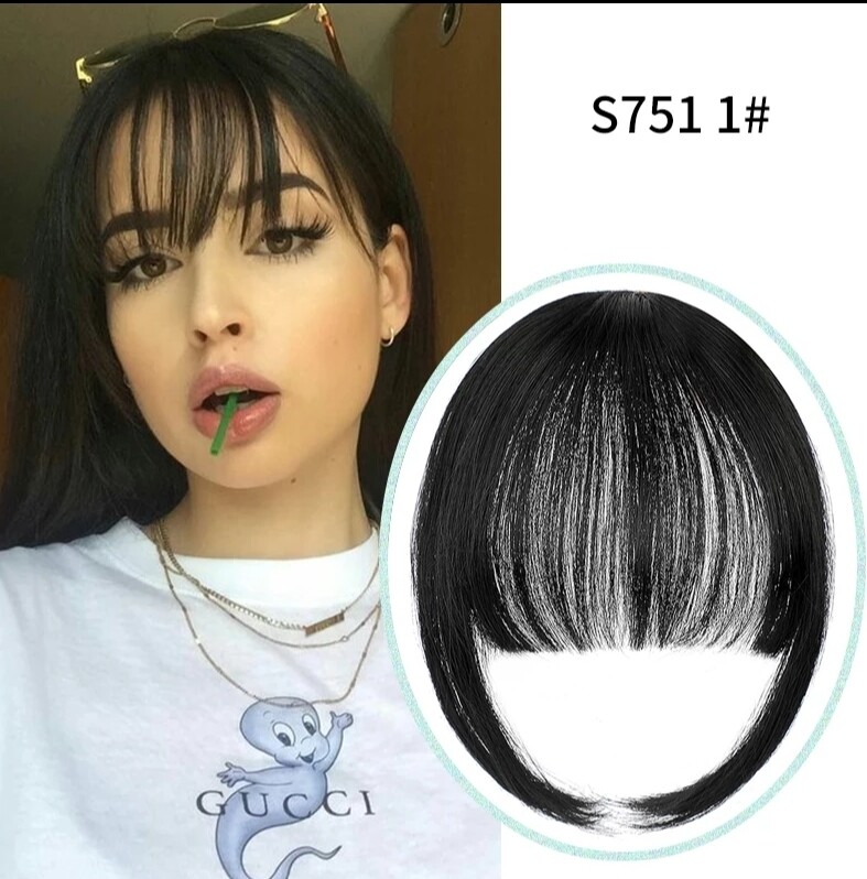FRINGE EXTENSION CLIP IN SYNTHETIC HAIR 