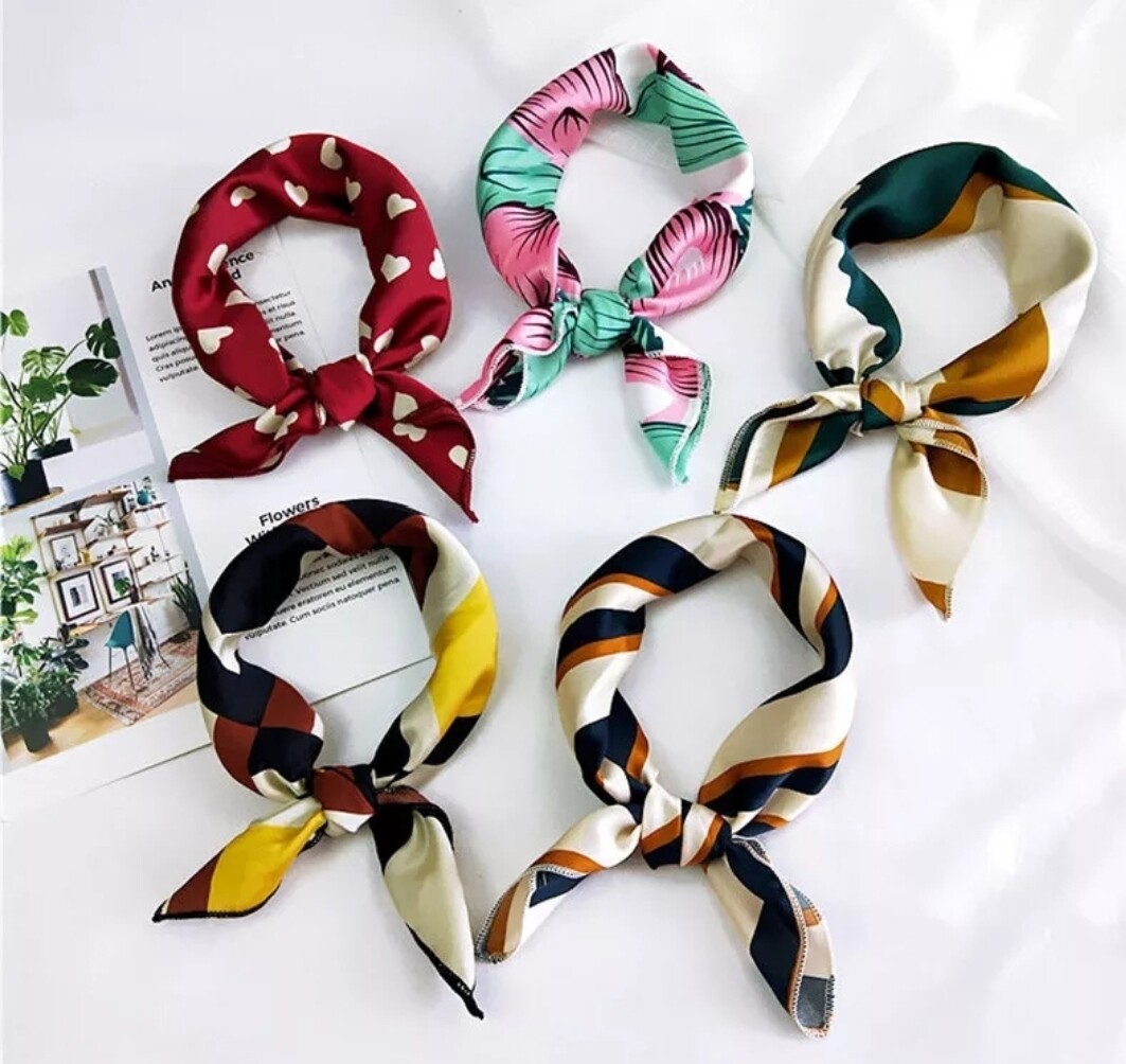 DESIGNER SILK HEADSCARF