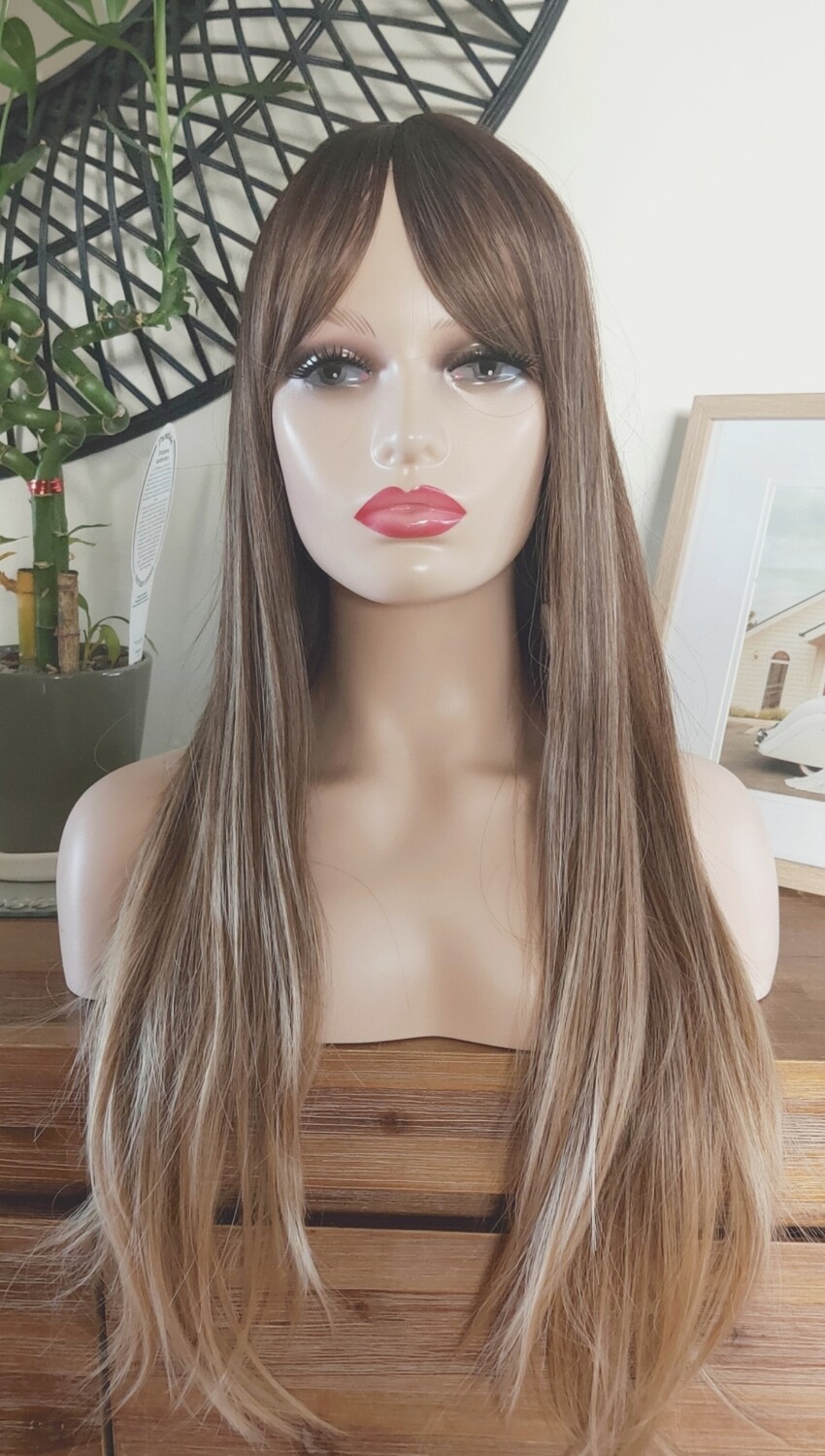 Madison Wig | Caramel Brown Balayage