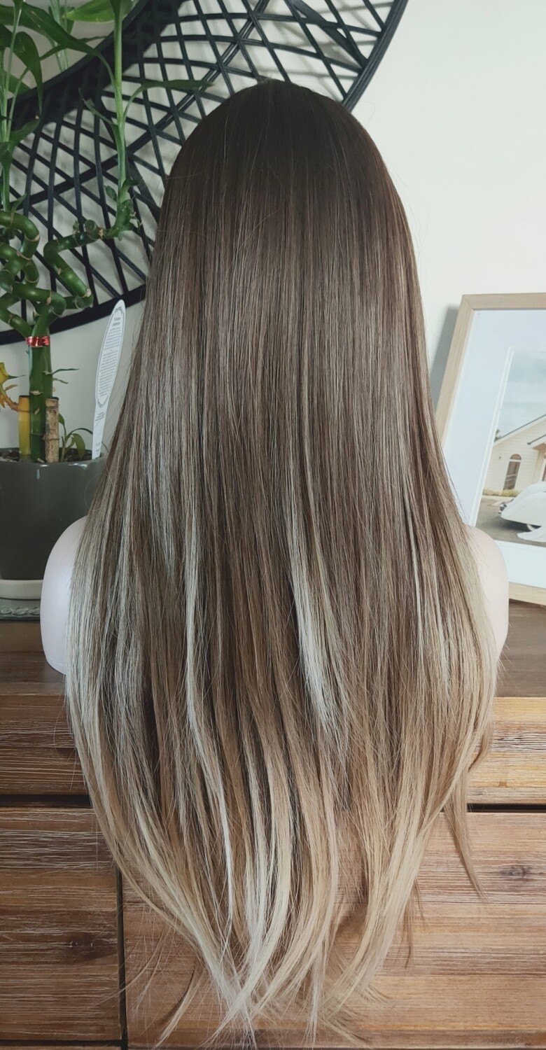 Madison Wig | Caramel Brown Balayage