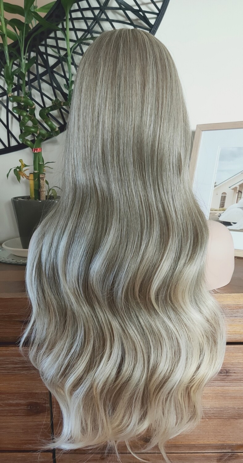 Jodi Wig | Ash Blonde with Highlights 