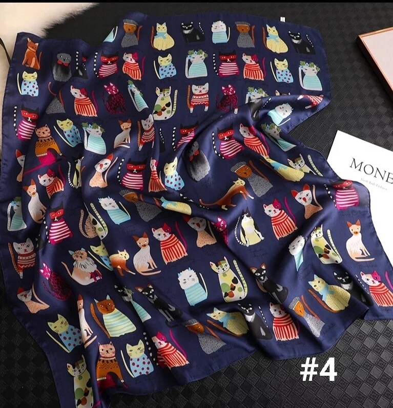 DESIGNER SILK HEADSCARF