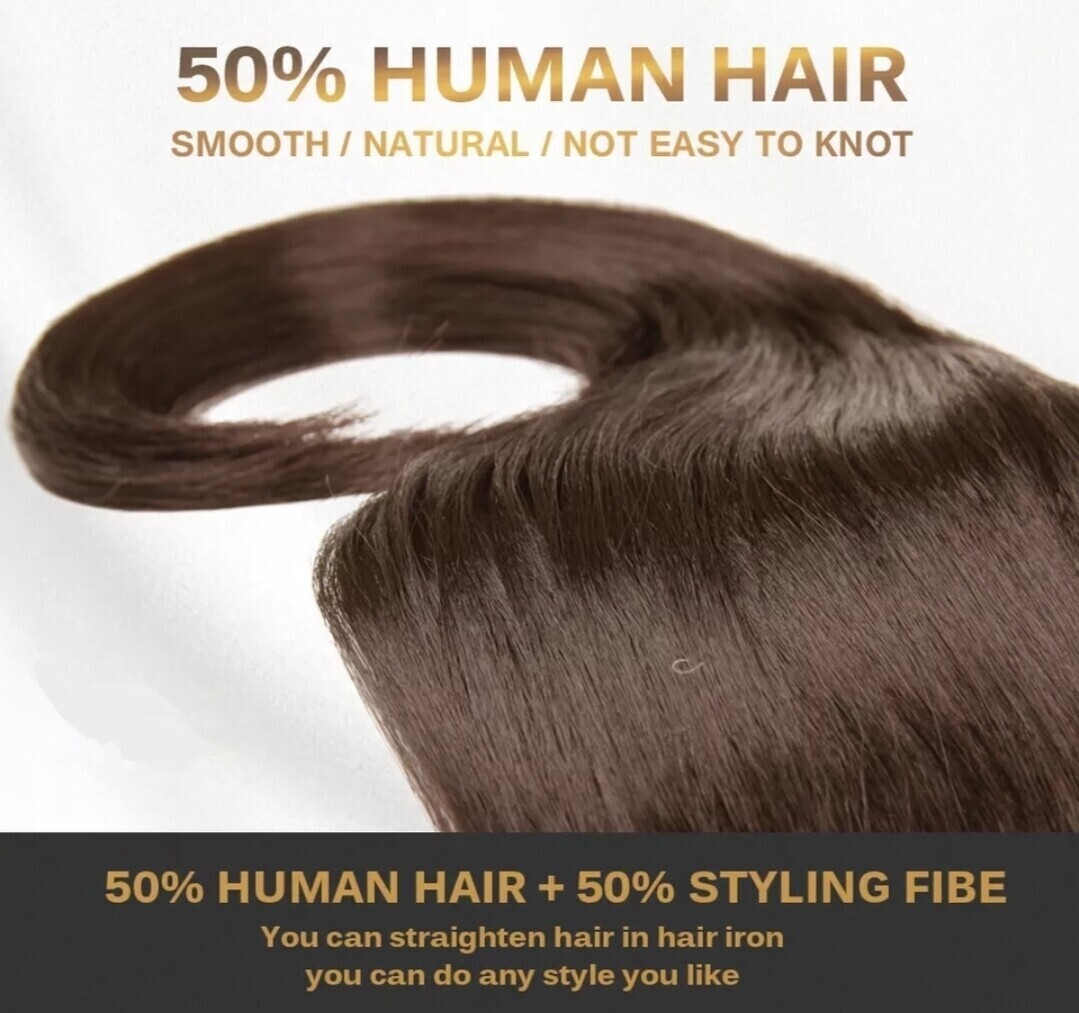 Pat Wig | Soft Pewter Human Hair Blend