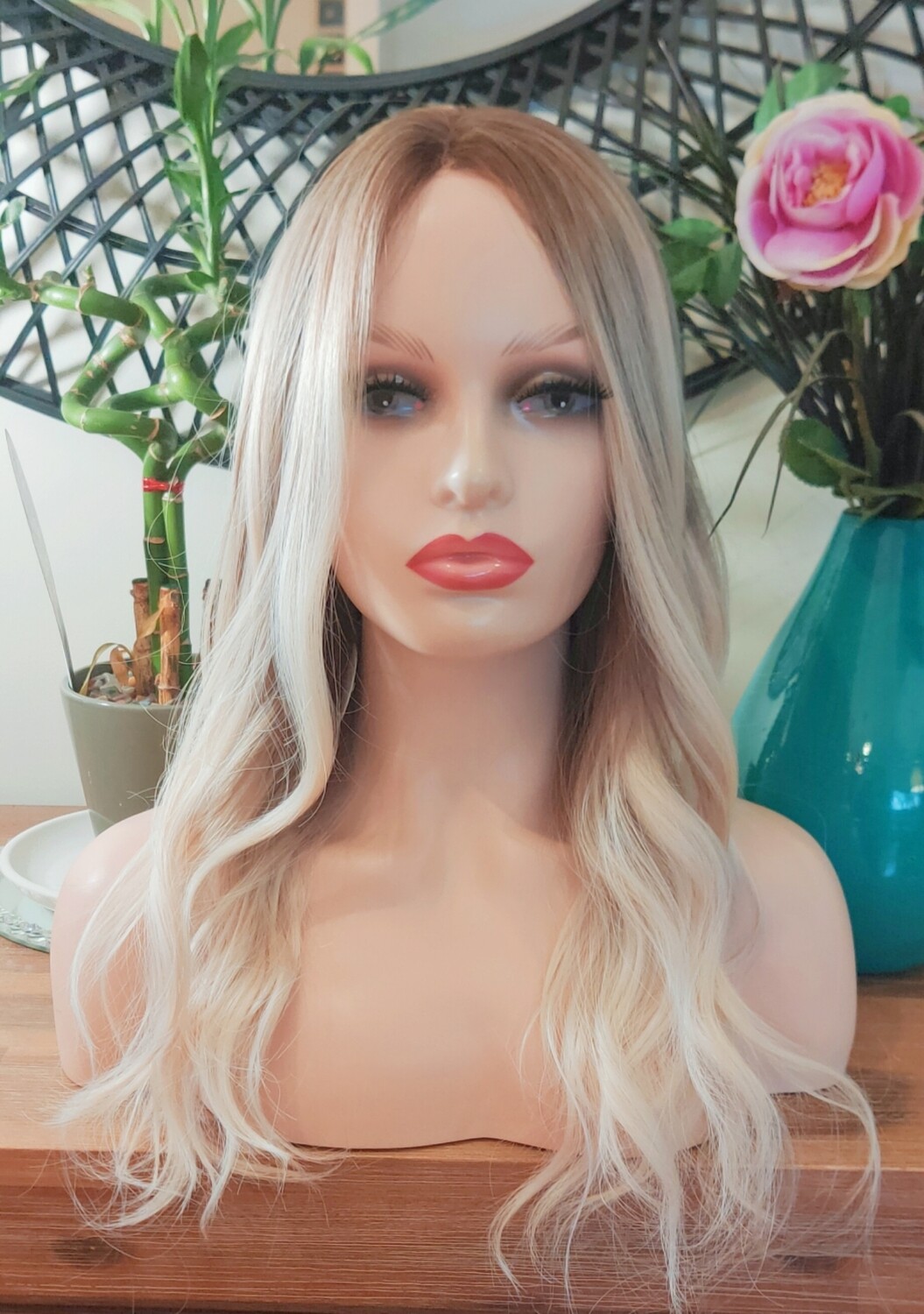 Lila - Wig - Blonde Mix Brown Ombre
