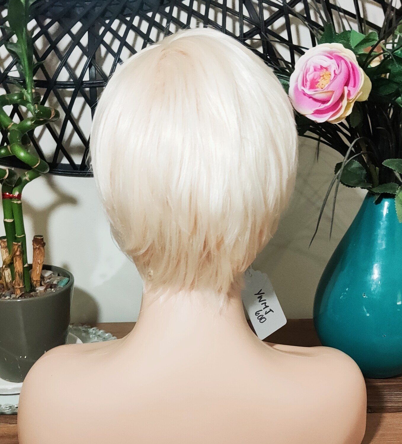 Gemma Wig | Platinum Blonde Human Hair Blend
