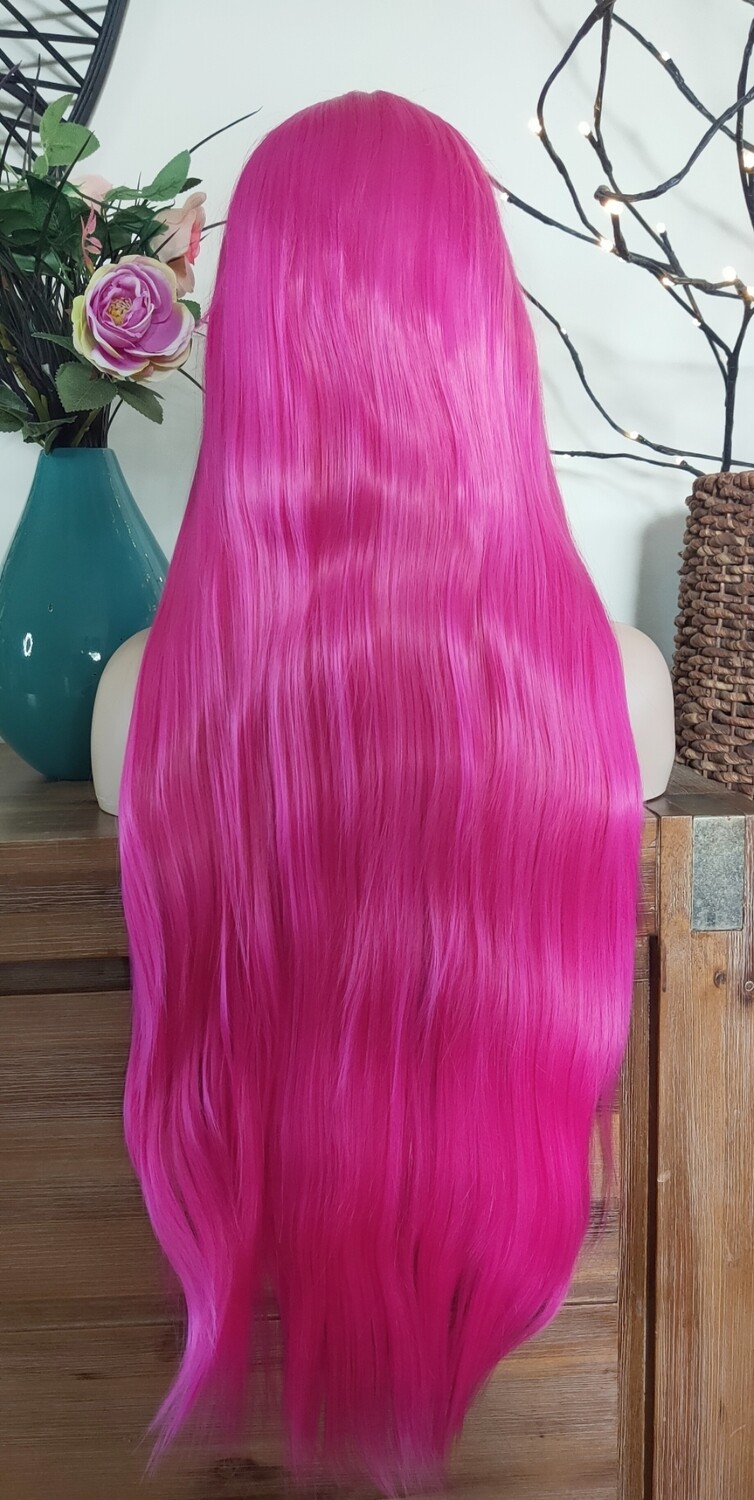 Cosplay Wig | Hot Pink Lace Front