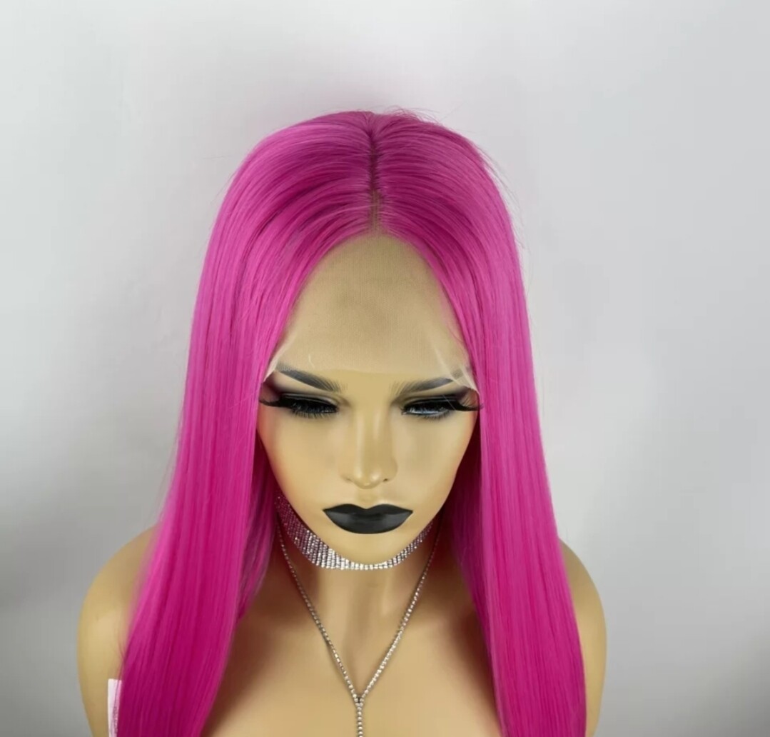 Cosplay Wig | Hot Pink Lace Front