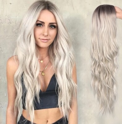 Cosplay - Wig - Silver Blonde Ombre