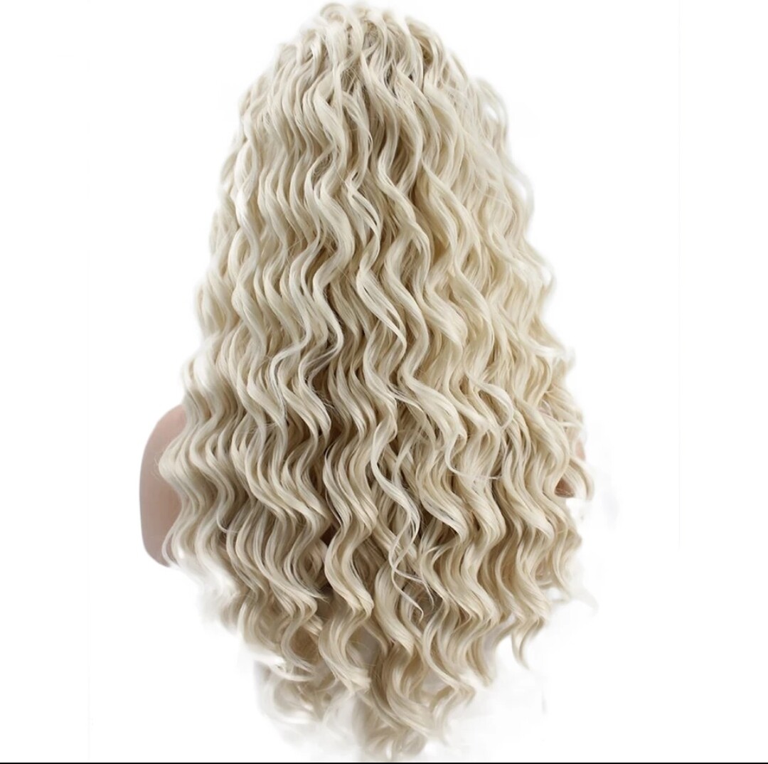 Delaney Wig | Platinum Blonde Free Part Lace Front