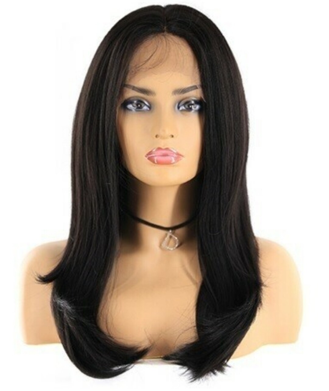 Jet Black Layered Free Part Lace Front