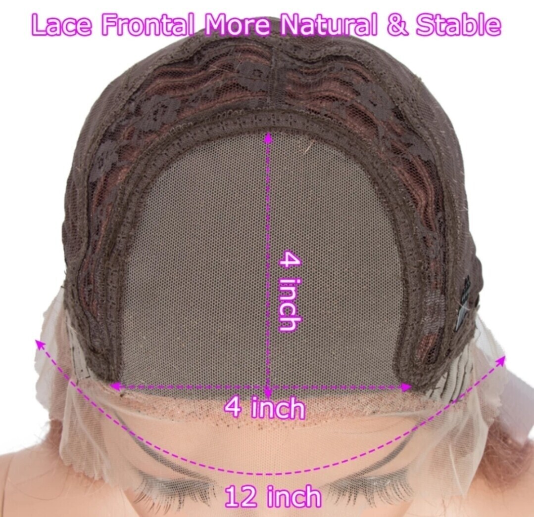 Charmaine Wig | Soft Pink Human Hair Lace Front 