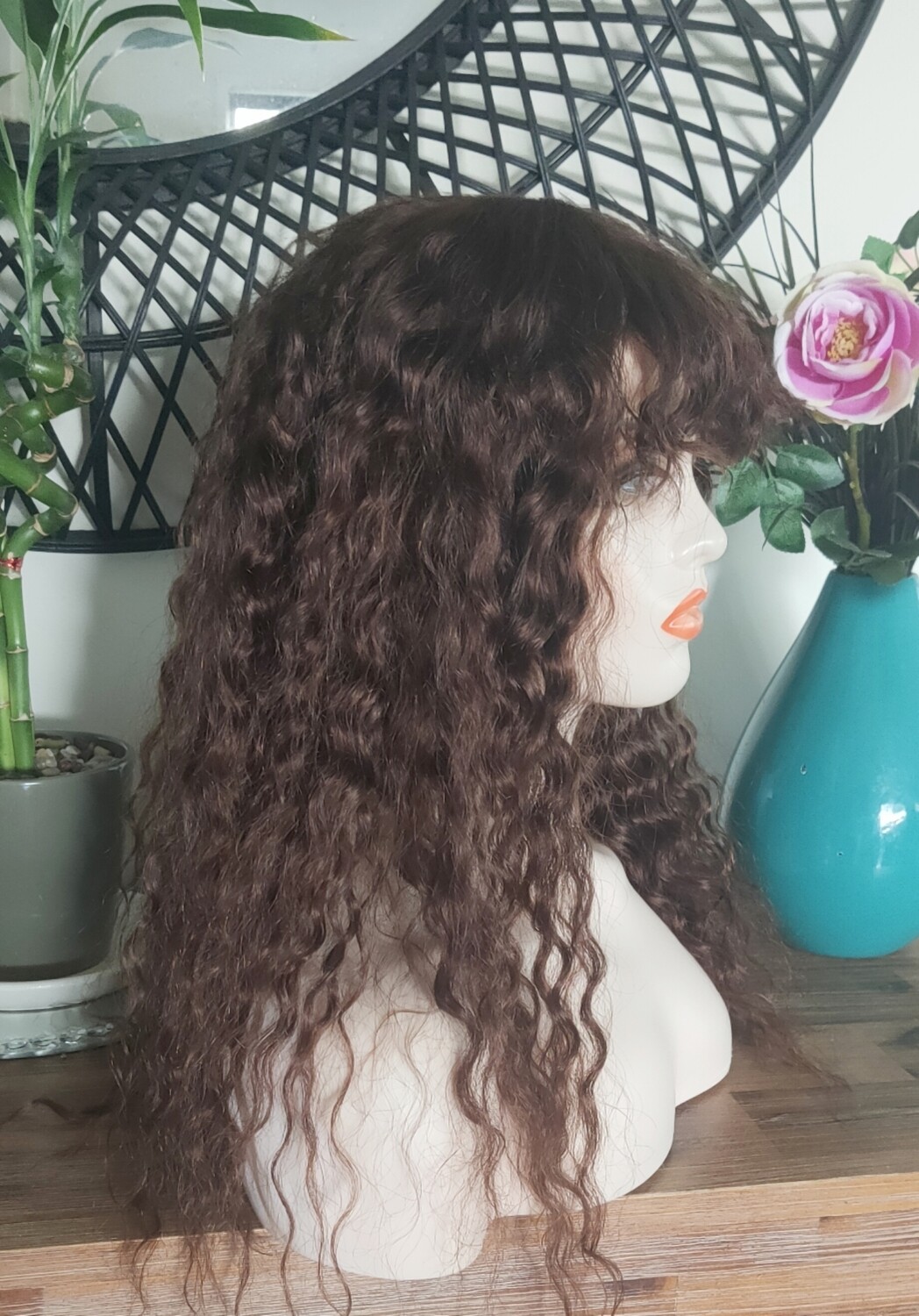 Liz Wig | Chocolate Brown Human Hair