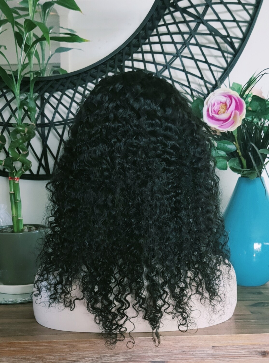 Victorya Headband Wig | Natural Black Human Hair
