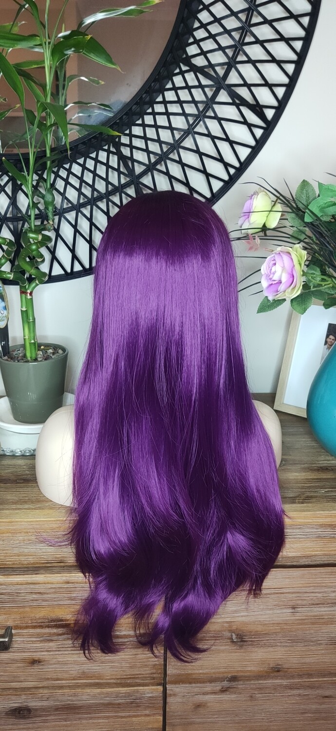 Cosplay Wig | Bright Purple Free Part Lace Front